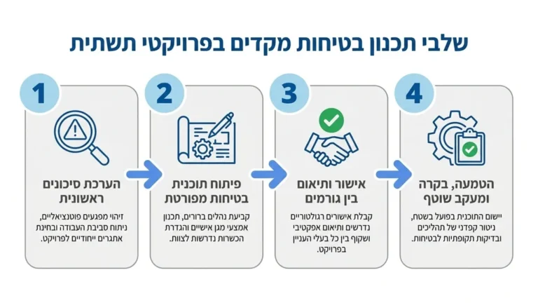 מהנדס בטיחות בוחן אתר בנייה